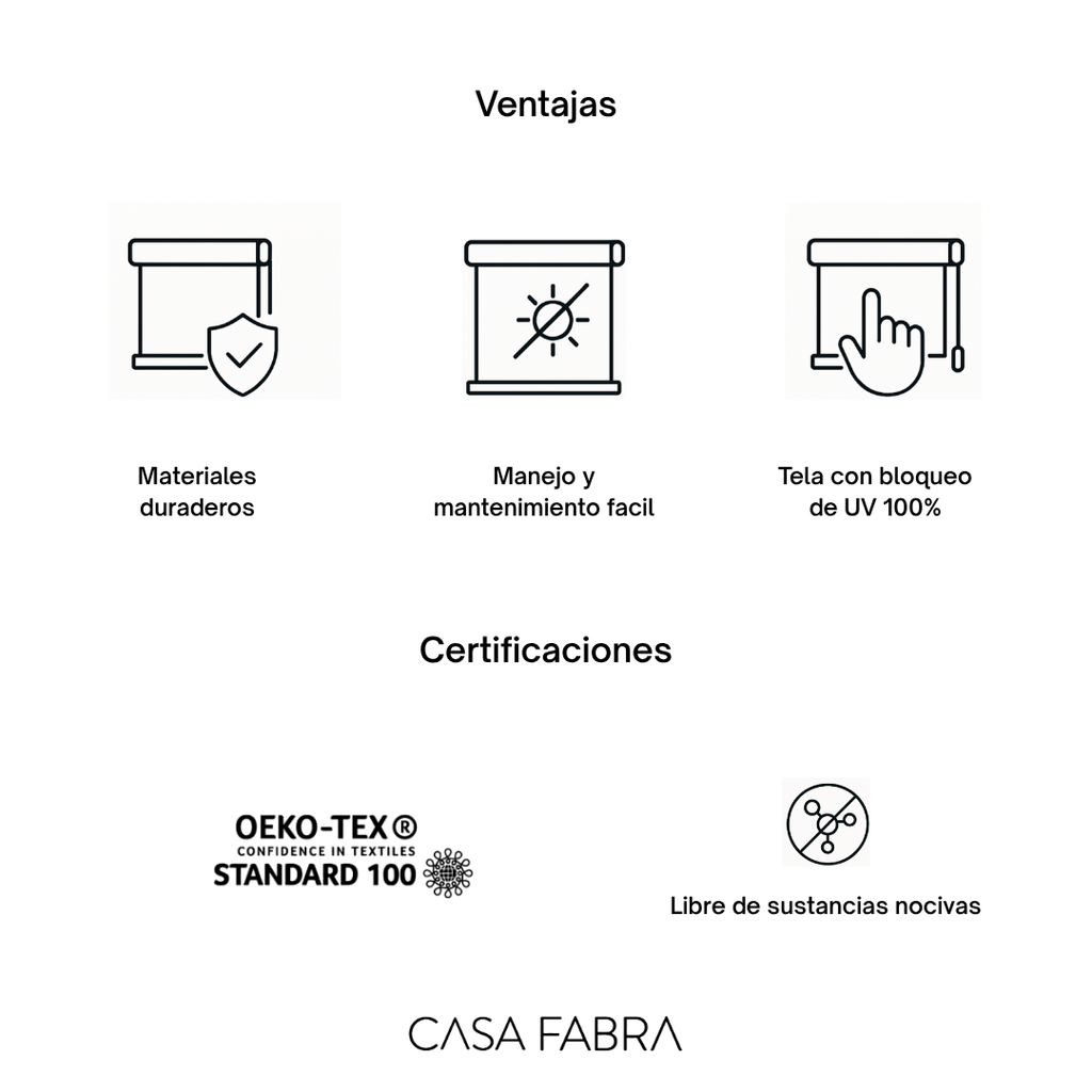 Mandarin - Persiana Enrollable BlackOut