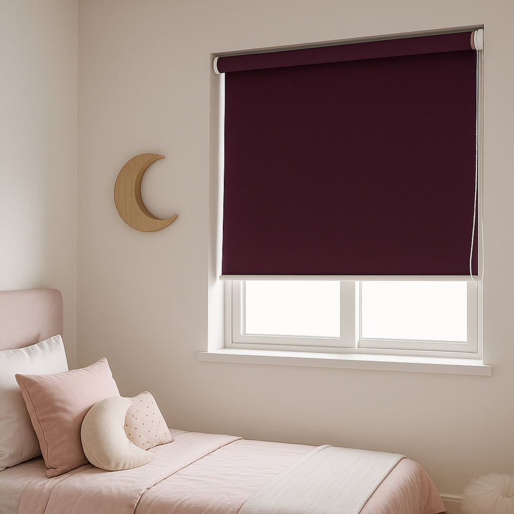 Burgundy - Persiana Enrollable BlackOut