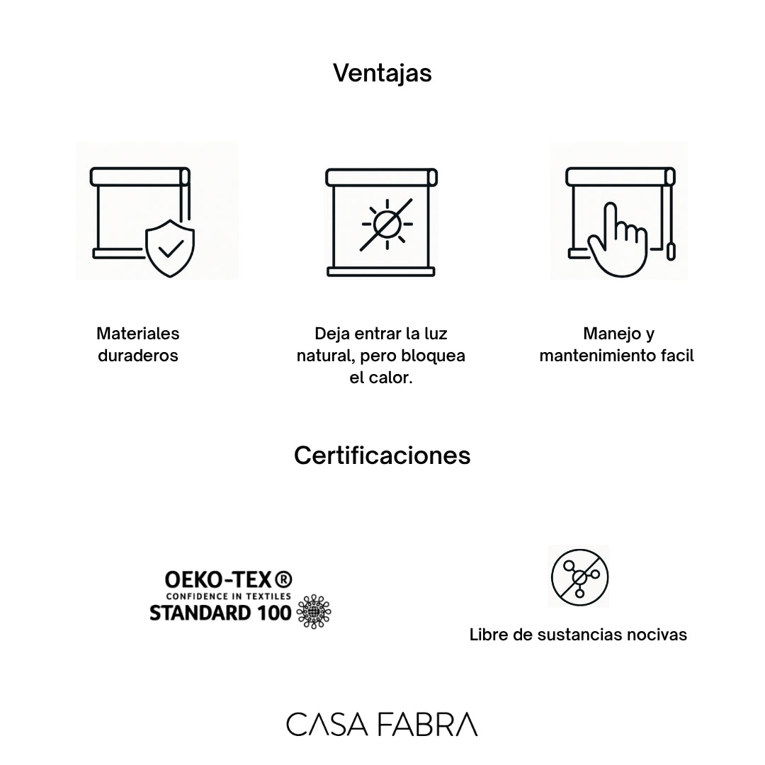 White Platinum - Persiana Enrollable Sunscreen